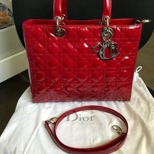 SOLD! Authentic Dior Large Lady Dior Bag